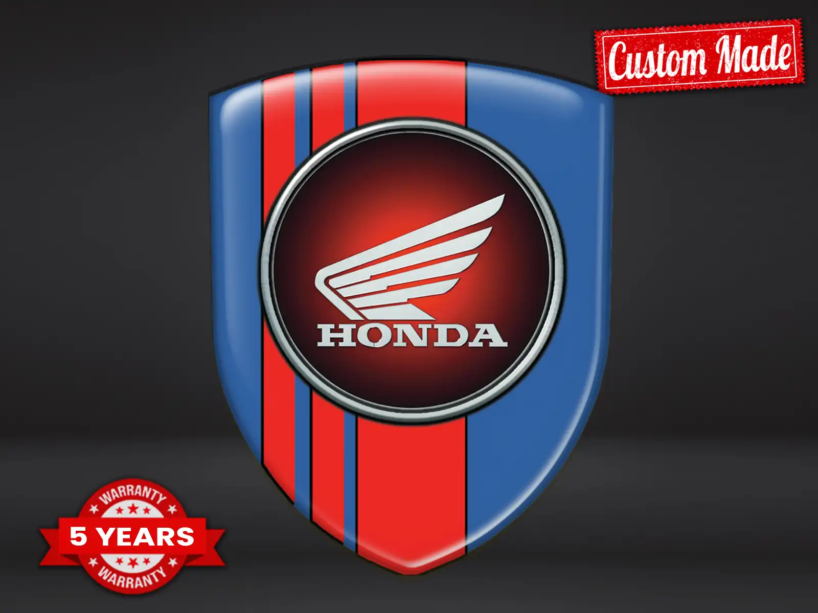 Honda Decalcomanie Parabrezza Auto Max Resiliente Pro Look